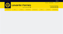 Desktop Screenshot of levanteferries.com